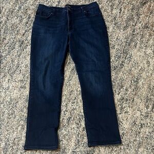 Lee Relaxed Fit Straight Leg Dark Blue Denim Jeans